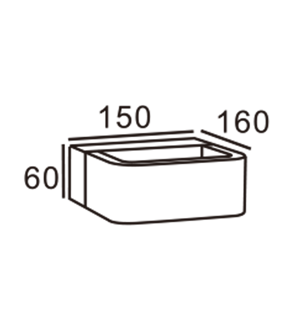 150 مصباح حائط زاوية مستديرة HR60071 150 مصباح حائط زاوية مستديرة HR60071
