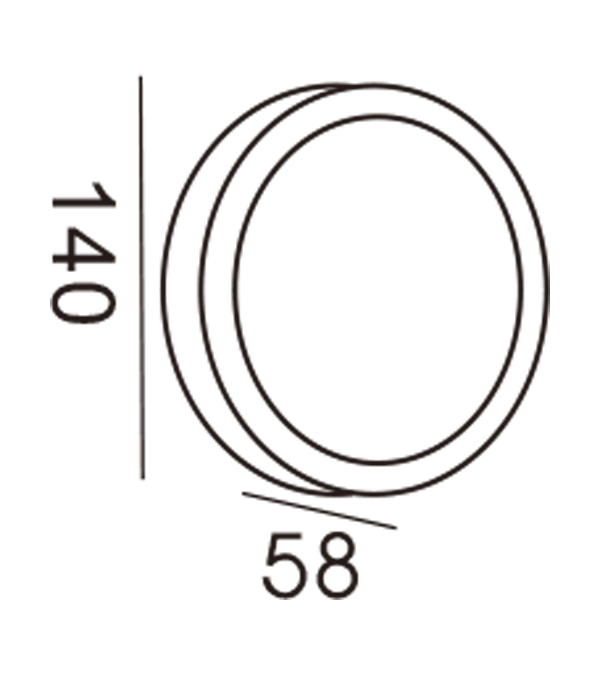 ابل مصباح حائط مستطيل HR20003 ابل مصباح حائط مستطيل HR20003