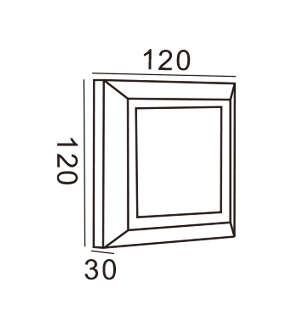 ابل مصباح حائط مستطيل HR20032 ابل مصباح حائط مستطيل HR20032