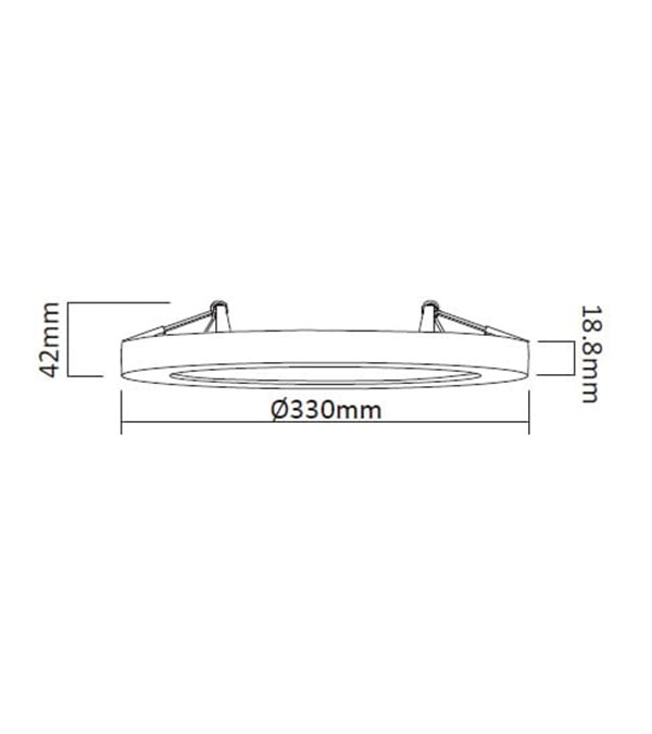 330 مصباح سقف LED HR10101 330 مصباح سقف LED HR10101