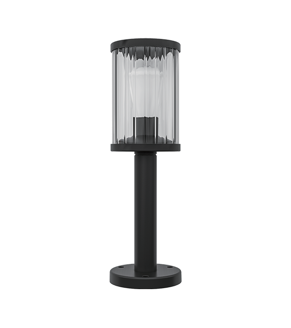مصباح حديقة LED زجاجي مخطط عمودي HR60132-600 مصباح حديقة LED زجاجي مخطط عمودي HR60132-600