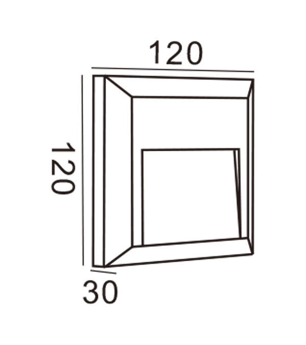 ابل مصباح حائط-مستطيل HR20031 ابل مصباح حائط-مستطيل HR20031