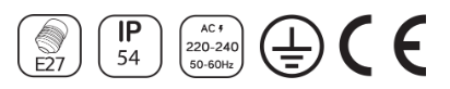 مصباح حائط 100 مربع LED ثنائي الاتجاه يعتم HR60432-LED مصباح حائط 100 مربع LED ثنائي الاتجاه يعتم HR60432-LED