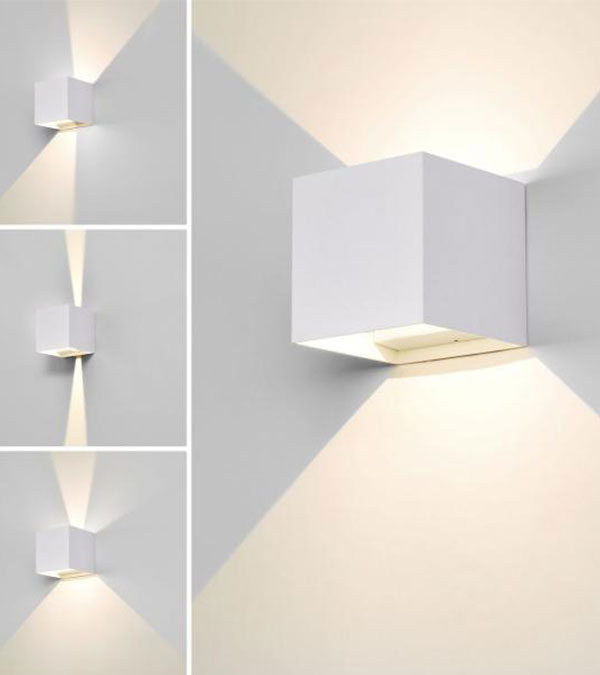 مصباح حائط 100 مربع LED ثنائي الاتجاه يعتم HR60432-LED مصباح حائط 100 مربع LED ثنائي الاتجاه يعتم HR60432-LED